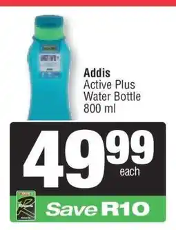 Spar Addis Active Plus Water Bottle 800 ml offer