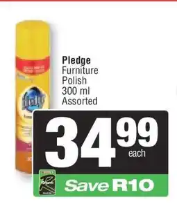 Spar Pledge Furniture Polish offer