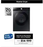 Samsung Samsung Bespoke AI 12Kg Washer/Dryer With Eco Bubble WD12BB944DGBFA offer