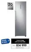 Samsung Samsung 385L 1 Door Fridge With No Frost RR39M71407F/FA offer