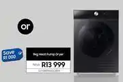 Samsung Samsung 9Kg Heat Pump Dryer DV90BB9440GBFA offer