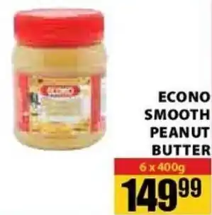Jumbo Econo Smooth Peanut Butter 6x 400g offer