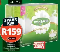 Checkers Hyper Twinsaver Classic Double Layer Toilet Rolls offer