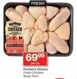 Checkers Hyper Farmer's Choice Fresh Chicken Braai Pack offer