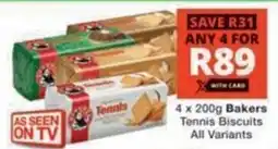 Checkers Hyper Bakers Tennis Biscuits All Variants offer