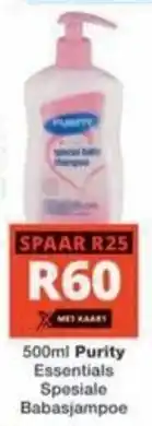 Checkers Hyper Purity Essentials Special Baby Shampoo offer