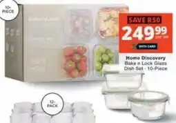 Checkers Hyper Home Discovery Bake n Lock Glass Dish Set offer