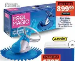 Checkers Hyper Pool Magic Splasher II Pool Cleaner Combination Set offer
