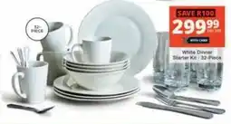 Checkers Hyper White Dinner Starter Kit offer