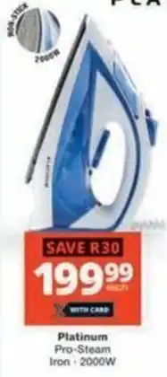 Checkers Hyper Platinum Pro-Steam Iron offer