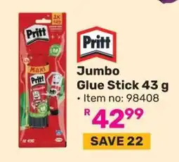 Game Pritt Jumbo Glue Stick 43 g offer