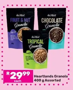 Game Heartlands Granola 400 g Assorted offer