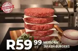 Take 'n Pay Mexican smash burgers offer