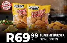 Take 'n Pay Supreme burger or nuggets offer