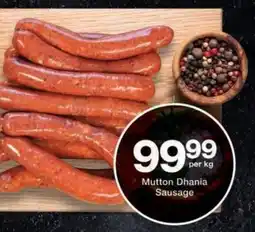 Checkers Mutton Dhania Sausage offer