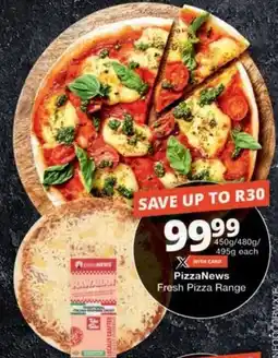 Checkers PizzaNews Fresh Pizza Range offer