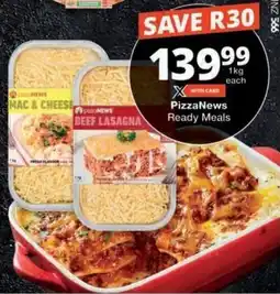Checkers PizzaNews Ready Meals offer