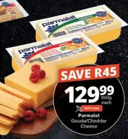Checkers Parmalat Gouda/ Cheddar Cheese offer