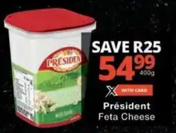 Checkers Président Feta Cheese offer