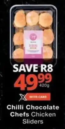 Checkers Chilli Chocolate Chefs Chicken Sliders offer