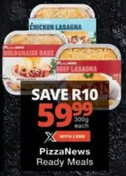 Checkers PizzaNews Ready Meals offer