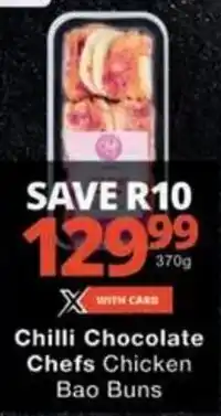 Checkers Chilli Chocolate Chefs Chicken Bao Buns offer