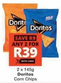 Checkers Doritos Corn Chips offer