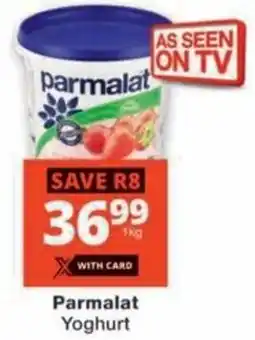 Checkers Parmalat Yoghurt offer