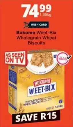 Checkers Bokomo Weet-Bix Wholegrain Wheat Biscuits offer