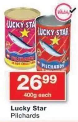 Checkers Lucky Star Pilchards offer