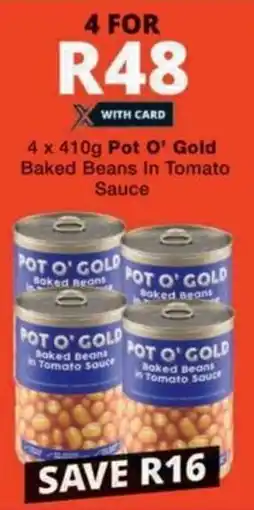 Checkers Pot O' Gold Baked Beans In Tomato Sauce offer