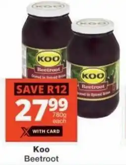 Checkers Koo Beetroot offer