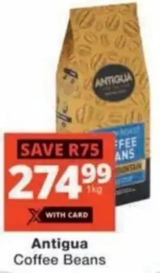 Checkers Antigua Coffee Beans offer