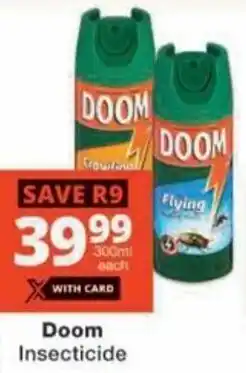 Checkers Doom Insecticide offer