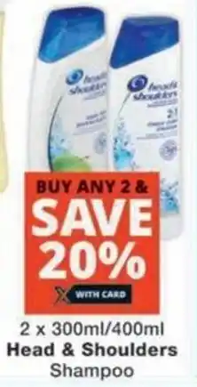Checkers Head & Shoulders Shampoo offer