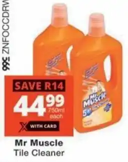Checkers Mr Muscle Tile Cleaner offer
