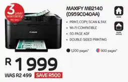 Computer Mania Canon MAXIFY MB2140 Printer offer