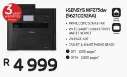 Computer Mania Canon i-SENSYS MF275dw Printer offer