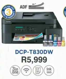 Computer Mania Brother DCP-T830DW Ink Tank Printer offer