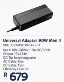 Computer Mania Huntkey Universal Adapter 90W Mini II offer