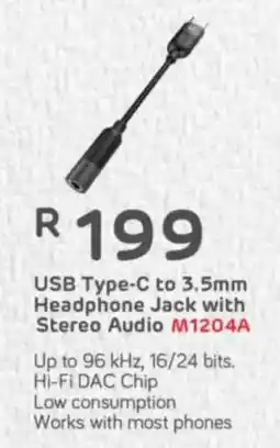 Computer Mania Unitek USB Type-C to 3.5mm Headphone Jack with Stereo Audio offer