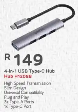 Computer Mania Unitek 4-in-1 USB Type-C Hub offer