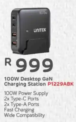 Computer Mania Unitek 100W Desktop GaN Charging Station offer