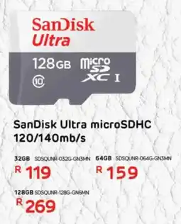 Computer Mania SanDisk Ultra microSDHC 128GB offer