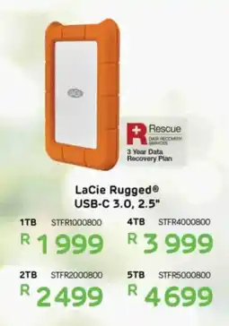 Computer Mania LaCie 2.5" Rugged USB-C 3.0 offer