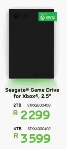 Computer Mania Seagate 2.5" Game Drive for Xbox offer