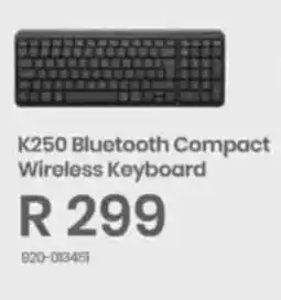 Computer Mania Logitech K250 Bluetooth Compact Wireless Keyboard offer