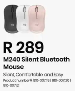 Computer Mania Logitech M240 Silent Bluetooth Mouse offer