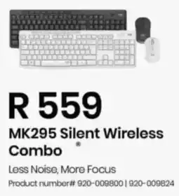 Computer Mania Logitech MK295 Silent Wireless Combo offer