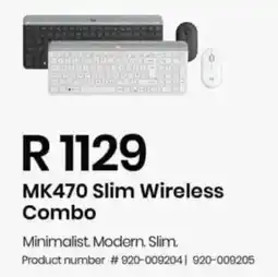 Computer Mania Logitech MK470 Slim Wireless Combo offer